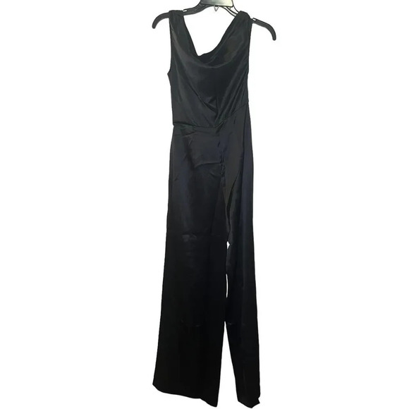 Reformation Annika Silk Jumpsuit NWT Size 2 - Picture 5 of 9